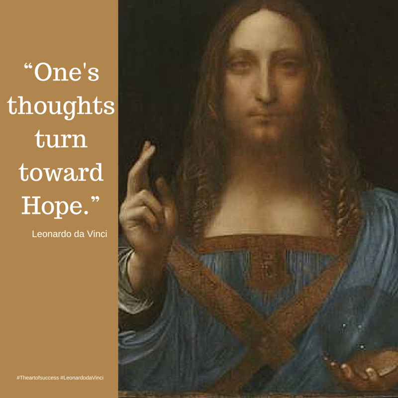 “One's thoughts turn toward Hope.